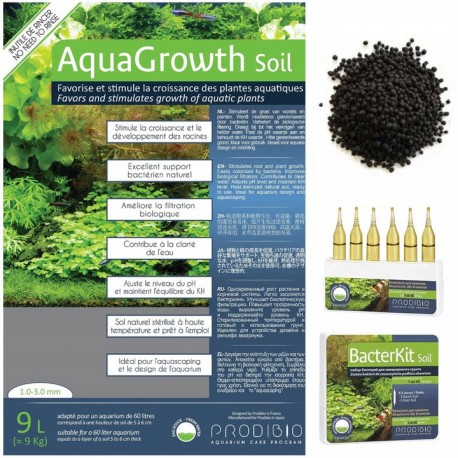 Prodibio AquaGrowth Soil 9L + BacterKit Soil